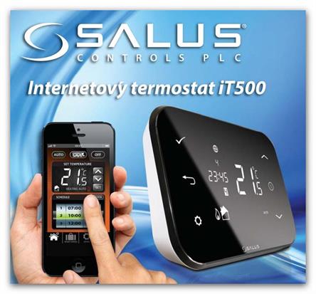 Internetový bezdrátový termostat Salus iT500 kompletní sada