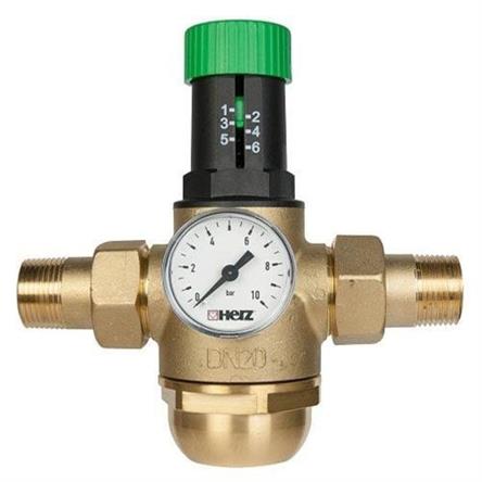 Regulátor tlaku vody, redukční ventil na teplou vodu HERZ 1/2" (DN15,PN16) 1268221