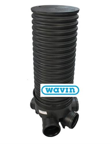 Revizní kanalizační šachta rozvětvená komlet WAVIN 400/160mm 2,0m s plastovým poklopem