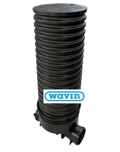 Revizní kanalizační šachta přímá komlet WAVIN 400/160mm 2,0m s plastovým poklopem