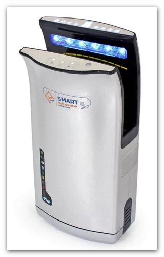 Tryskový bezdotykový superrychlý Vysoušeč rukou Jet Dryer SMART 005010411 stříbrný