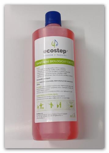 Biologický sanitární čistič pro pisoáry Ecostep balení 1l 