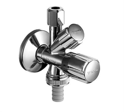 Pračkový ventil kombinovaný Schell Comfort 1/2"x3/8"x3/4" 035510699