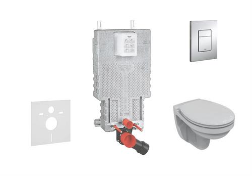 Grohe Uniset - Sada pro závěsné WC + klozet a sedátko softclose Ideal Standard Quarzo 38643SET-KD