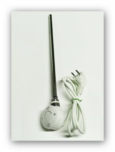 Elektrické topné těleso, topná tyč SMART CL1 bílá s termostatem do koupelnového radiátoru