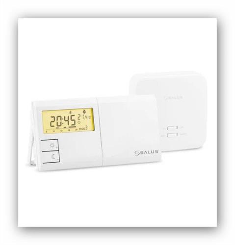 Bezdrátový týdenní programovatelný termostat Salus 091FLRFv2 s přijímačem na stěnu