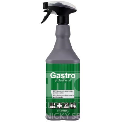 CLEAMEN Gastro Professional BDPR Bezoplachová dezinfekce povrchů a rukou 1l