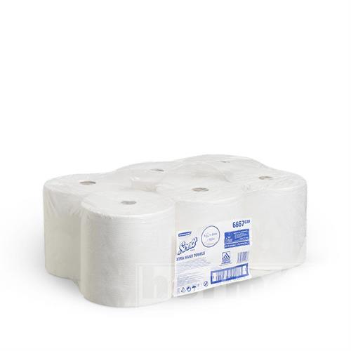 SCOTT CONTROLMATIC papírové ručníky v roli - bílé