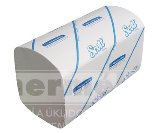 SCOTT PERFORMANCE papírové ručníky skládané - bílé