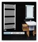 Koupelnový radiátor Koralux Linear Comfort šířky 600mm-rovný bílý