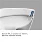 WC mísa závěsná, RIMLESS, 530x355x360, keramické, vč. sedátka CSS113S