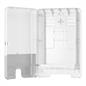  INTERFOLD X-BOX TORK H2 plastový zásobník na skládané ručníky - bílý