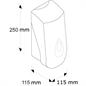 Dávkovač tekutého mýdla Merida Top DTN101 (dříve DN1TN) 800ml.